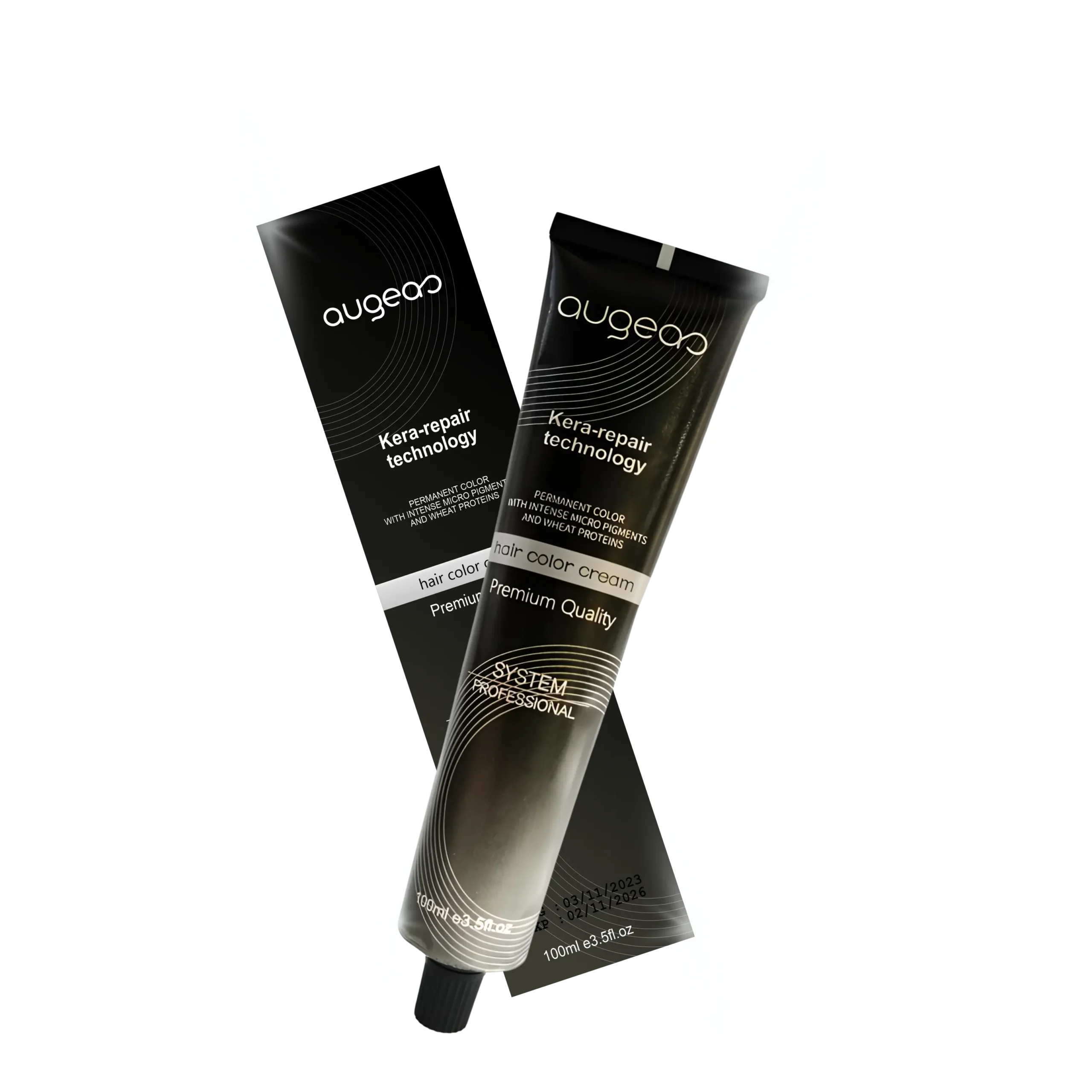 Augeas Hair Color 100ml – Low Ammonia Hair Dye with Kera Repair Technology - Image 2